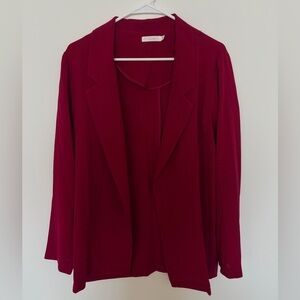 Lush Burgundy Women's Blazer